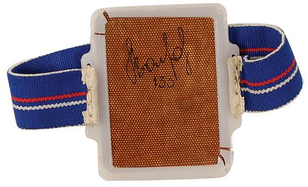 Lot #479 Flown Cosmonaut EVA Mirror: Cosmonaut mirror worn in space for a four-hour space walk outside of Mir - Image 2