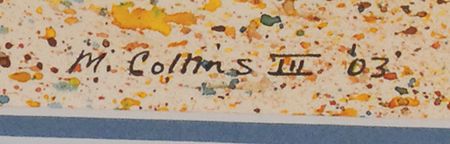 Lot #432 Michael Collins: Beautiful seascape from the Command Module Pilot - Image 2