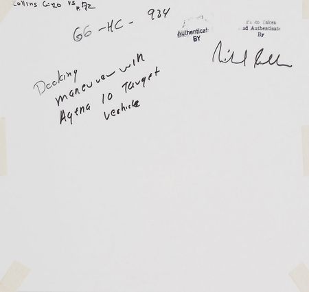 Lot #417 Gemini 10: Michael Collins: Incredible image from Gemini 10 - Image 2