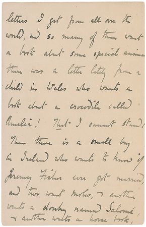 Lot #671 Beatrix Potter: “Peter Rabbit was rather clever at tricks, but he would never do any trick that required patience” - Image 2