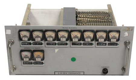 Lot #474 Apollo Saturn IB Launch Vehicle Ordnance Panel Ordnance Panel - Image 1