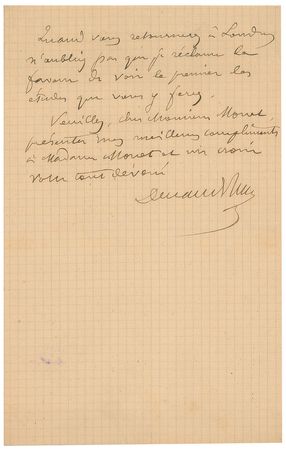 Lot #594 Paul Durand-Ruel: Monetâ€™s legendary dealer reminds him, 