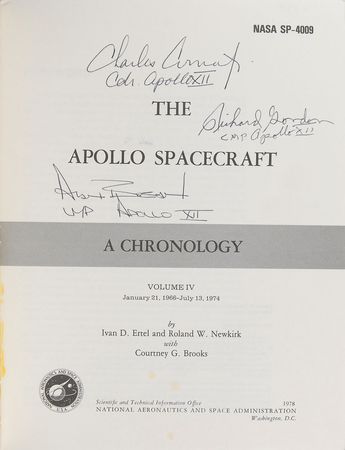 Lot #435 Apollo 12 Manual - Image 1