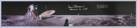 Lot #528 Alan Bean and Richard Gordon Signed Photograph - Image 1