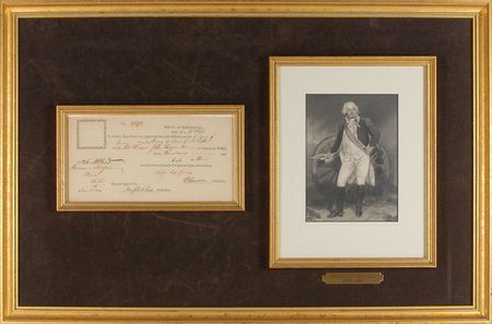 Lot #379 Benjamin Lincoln Signed Document - Image 1