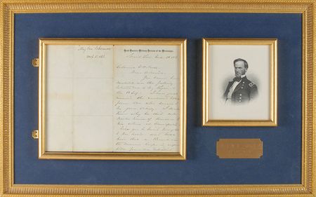 Lot #360 William T. Sherman Handwritten Letter Signed - Image 1