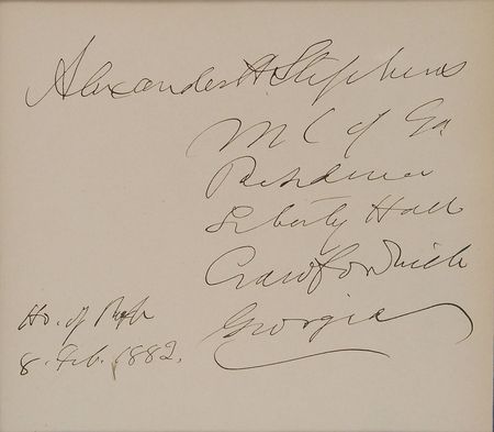 Lot #387 Alexander Stephens Check - Image 3