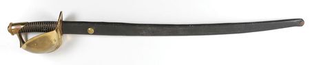 Lot #327 Civil War Model 1860 Union Naval Cutlass by Ames Cutlass - Image 1