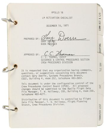 Lot #450 Charlie Duke Checklist - Image 2