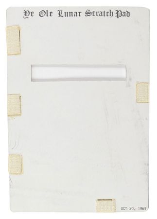 Lot #439 Richard Gordon Flown Data Card - Image 2