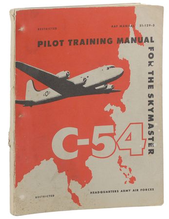Lot #403 Skymaster C-54 Training Manual - Image 1