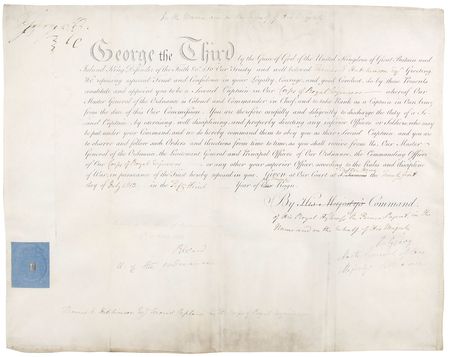 Lot #257 King George IV Signed Document - Image 1