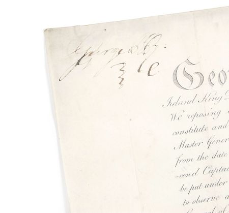 Lot #257 King George IV Signed Document - Image 2