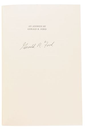 Lot #116 Gerald Ford Book - Image 2