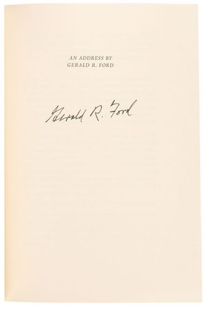 Lot #116 Gerald Ford Book - Image 4