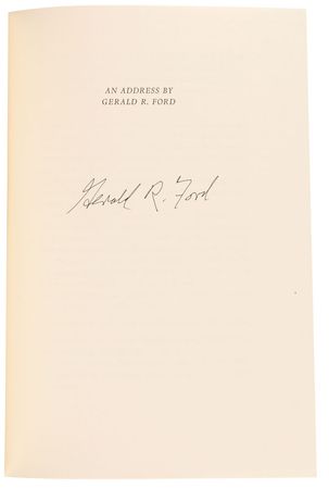 Lot #116 Gerald Ford Book - Image 5