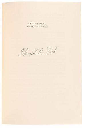 Lot #116 Gerald Ford Book - Image 6