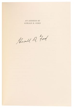 Lot #116 Gerald Ford Book - Image 7