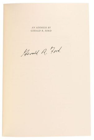 Lot #116 Gerald Ford Book - Image 9