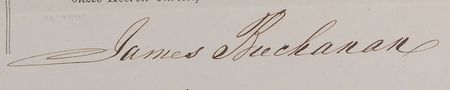 Lot #20 James Buchanan Signed Document - Image 3