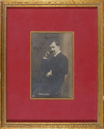 Lot #729 Franz Lehar Signed Photograph - Image 2