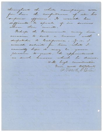 Lot #19 Franklin Pierce Signed Letter - Image 2