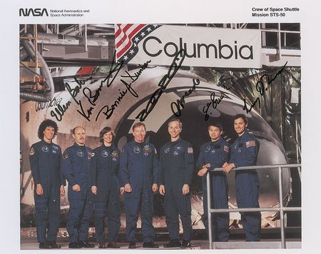Lot #572 Space Shuttle Signed Photograph - Image 1
