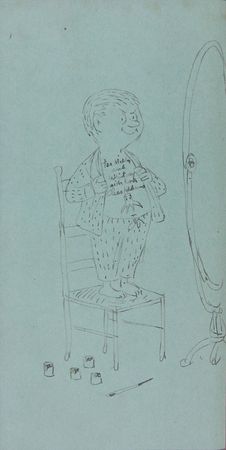 Lot #620 Charles Addams Sketch - Image 1