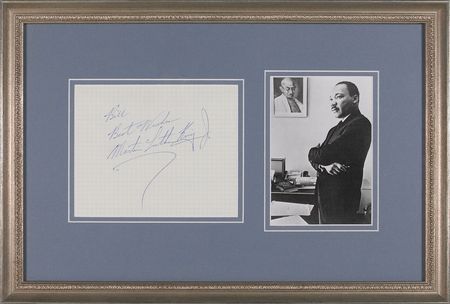 Lot #145 Martin Luther King, Jr Signature - Image 1