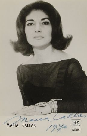 Lot #724 Maria Callas Signed Photograph - Image 2