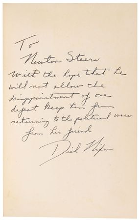 Lot #112 Richard Nixon Book - Image 1