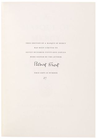 Lot #656 Robert Frost Book - Image 1