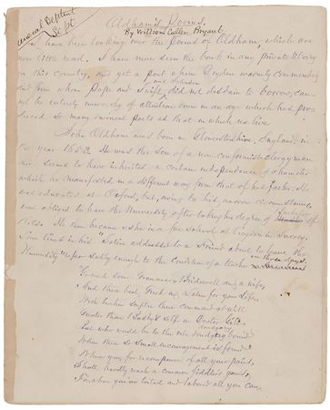 Lot #644 William Cullen Bryant: The 19th century romantic looks to poetry of the past - Image 2