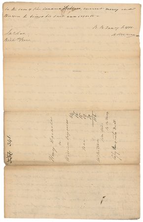 Lot #160 Roger B. Taney Signed Document - Image 2