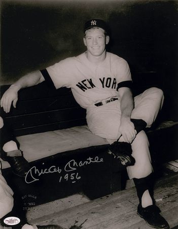 Lot #933 Mickey Mantle Signed Photograph - Image 1