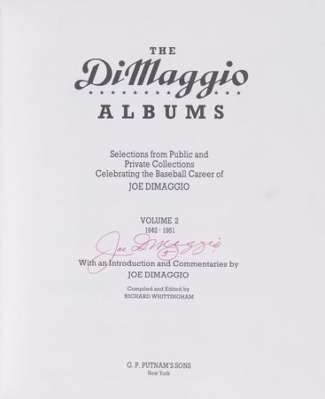 Lot #950 Joe DiMaggio Books - Image 2