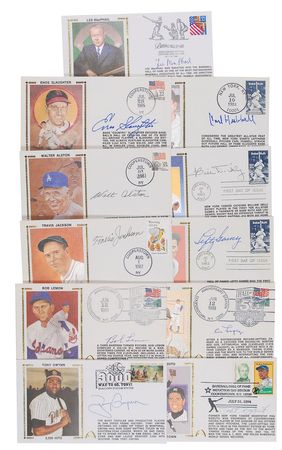 Lot #942 Baseball Hall of Famers - Image 1
