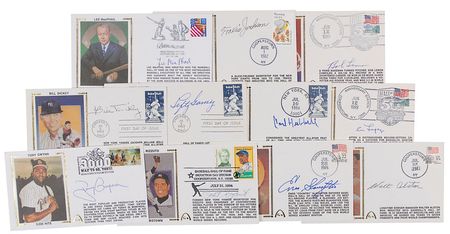 Lot #942 Baseball Hall of Famers - Image 2