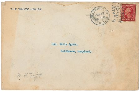 Lot #99 William H. Taft Typed Letter Signed - Image 2