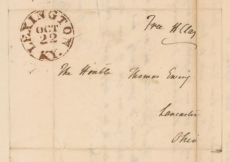 Lot #140 Henry Clay Handwritten Letter Signed - Image 2