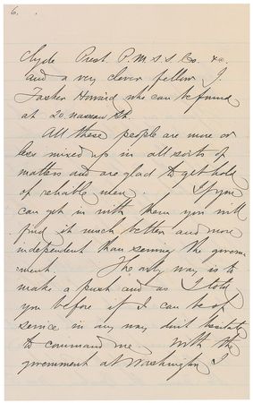 Lot #382 David D. Porter Handwritten Letter Signed - Image 7