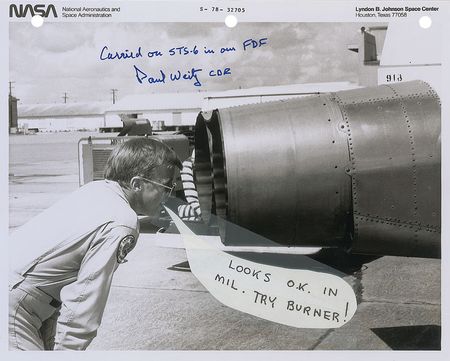 Lot #458 STS-6: Paul Weitz - Image 1