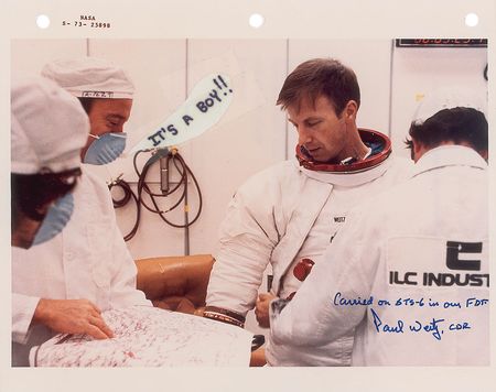 Lot #460 STS-6: Paul Weitz - Image 1