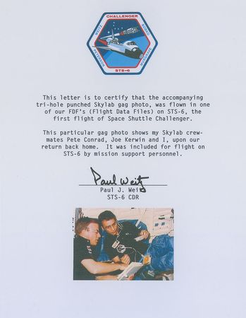 Lot #461 STS-6: Paul Weitz - Image 2