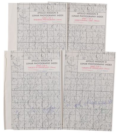 Lot #514 Apollo 8 Lunar Photography Index Maps - Image 1