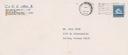 Lot #523 Buzz Aldrin Typed Letter Signed - Image 2