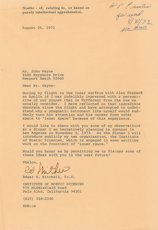 Lot #534 Edgar Mitchell - Image 1
