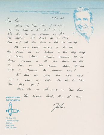 Lot #540 Jim Irwin - Image 1