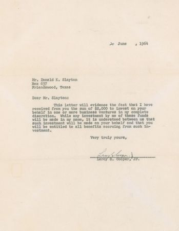 Lot #500 Gordon Cooper - Image 2