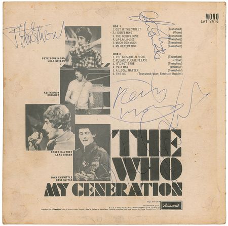 Lot #797 The Who: Rare fully signed debut album—My Generation - Image 1